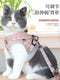 Cat Harness and Leash Set, Escape Proof Safe Adjustable Kitten Vest Harnesses for Walking, Easy Control Soft Breathable Mesh Jacket with Reflective Strips for Cats,