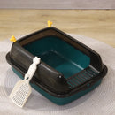 Cat Litter Box Design Semi-enclosed Sandbox Cat Tray Pet Toilet Prevent Splash Tray Goods For Kittens Litter Kitty Cat Bedpans