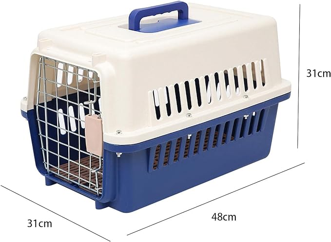 Cat Cage Ventilation Handbag Pack Crate Tote Kennel Nest Hard Sided Travel for Small Medium Animals Kitten Outdoor Traveling