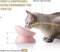 Sweejar Ceramic Raised Cat Bowls, Slanted Cat Dish Food or Water Bowls, Elevated Porcelain Pet Feeder Bowl Protect Cat's Spine, Stress Free, Backflow Prevention