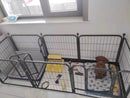 6-Panel Heavy Duty Dog Playpen Fence for Outdoor Indoor