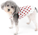 Love Heart Pattern Dog Girls Dresses for Small Dogs