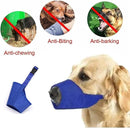 ACFELT Dog Muzzle,Soft Nylon Dog Muzzle to Prevent Biting Barking and Chewing,Breathable Drinkable Adjustable Loop Pets Muzzle for Small Medium Large Dogs,Dog Muzzle for Safety Protection