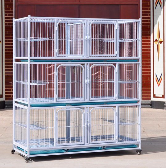 Midwest Homes for Pets Newly Enhanced Single & Double Door Dog Crate, Includes Leak-Proof Pan, Floor Protecting Feet