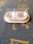 cat ear transparent two bowl