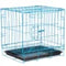 cage - single door metal crates with movable tray- & carry, kennel for medium dogs suitable for cats