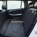 Dog Car Seat Cover Hard Bottom, Pet Seat Cover with Mesh Window,