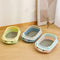 Cartoon Design Cat Litter Box, Semi-enclosed Anti-splashing Cat Litter Basin With Pedal Design,